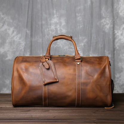 Leather Suitcase Texas