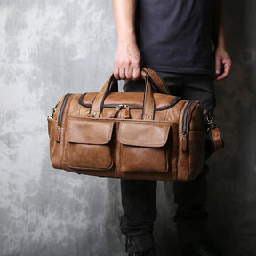 Retro Leather Travel Bag