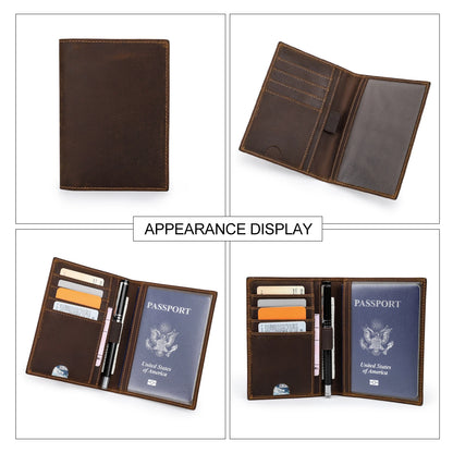 Passport wallet Leather