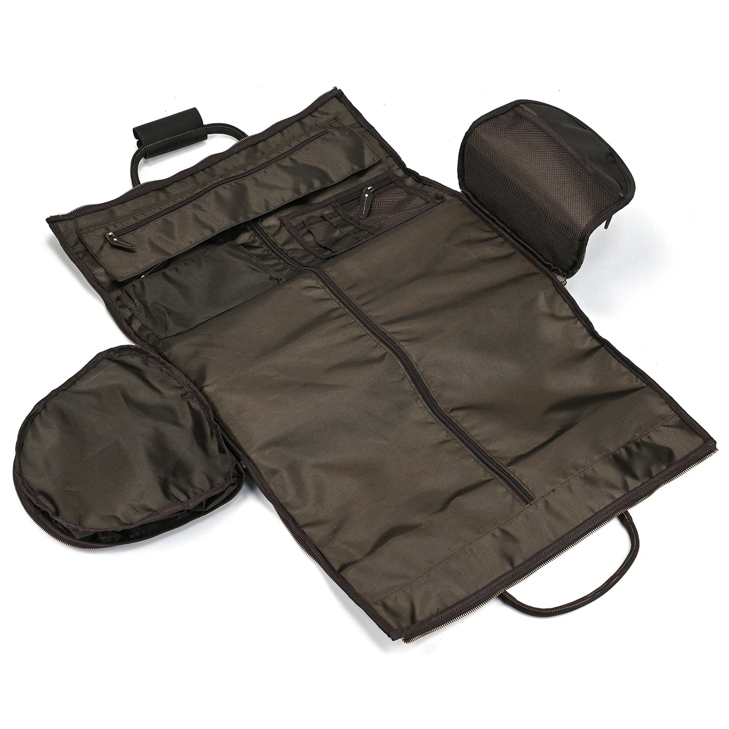 Leather Rolling Luggage