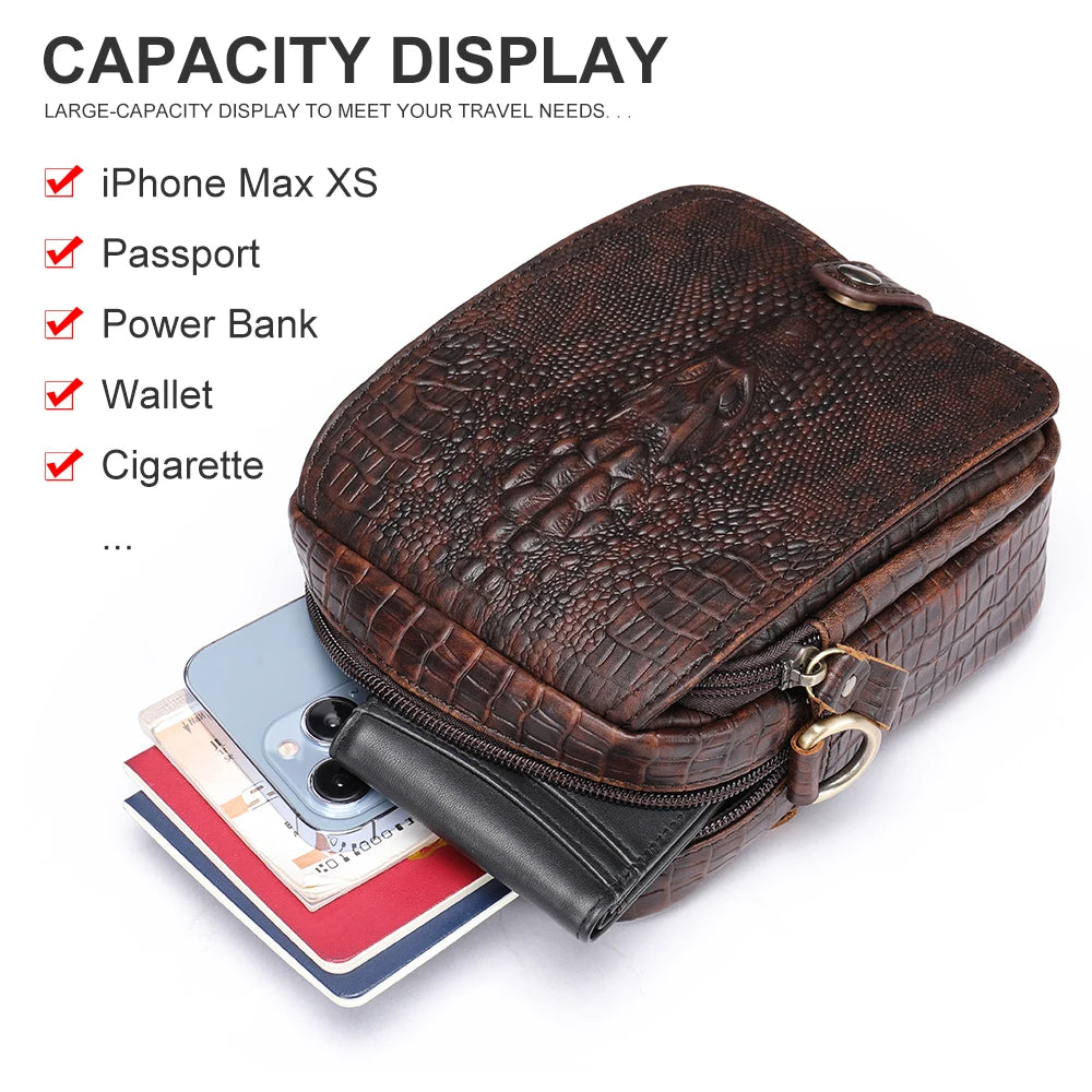 Croco Vulcan Bag