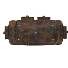 Large Leather Duffel Bag