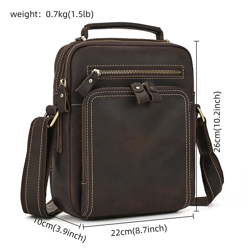 Leather Shoulder Bag Strider