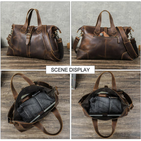 Retro Leather Travel Bag