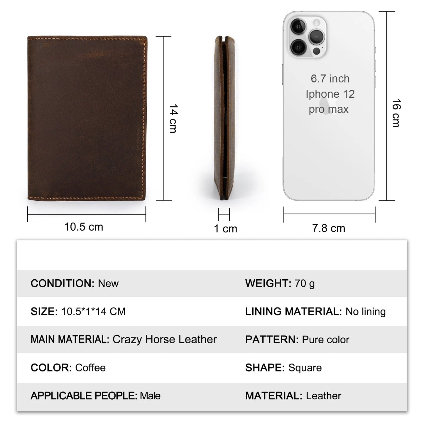 Passport wallet Leather