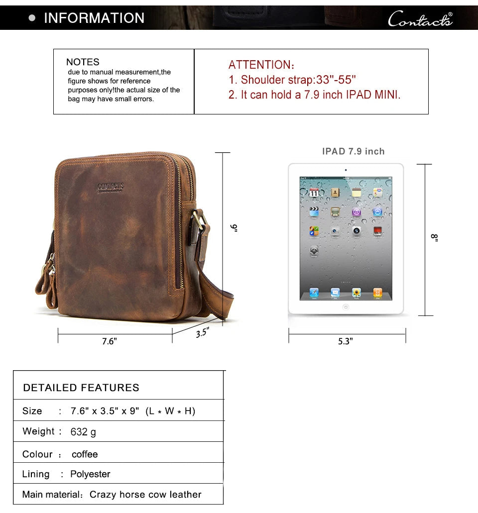 Leather Shoulder Bag Rover