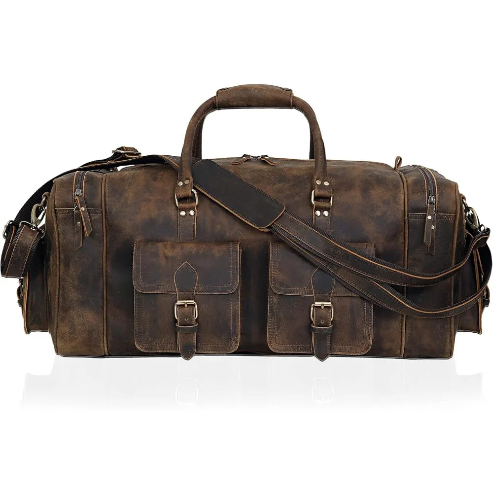 Leather Suitcase Duffel