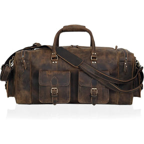 Large Leather Duffel Bag