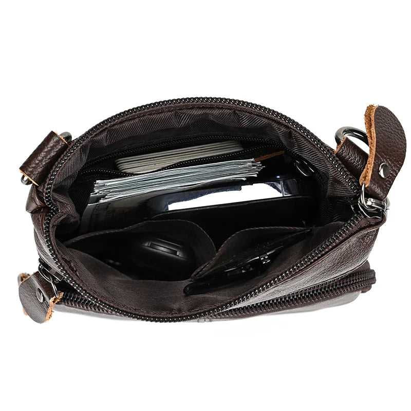 Leather Shoulder Bag Real