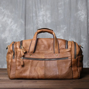 Retro Leather Travel Bag