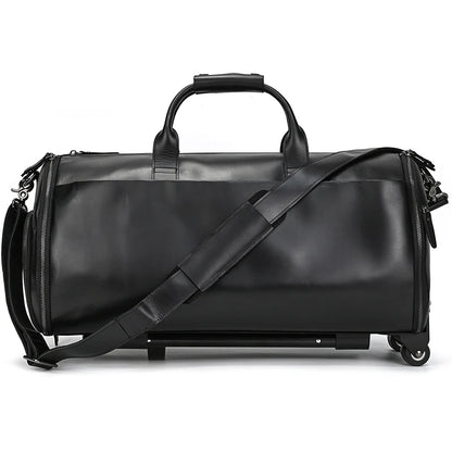 Leather Rolling Luggage