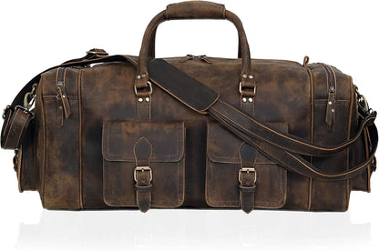 Leather Suitcase Duffel
