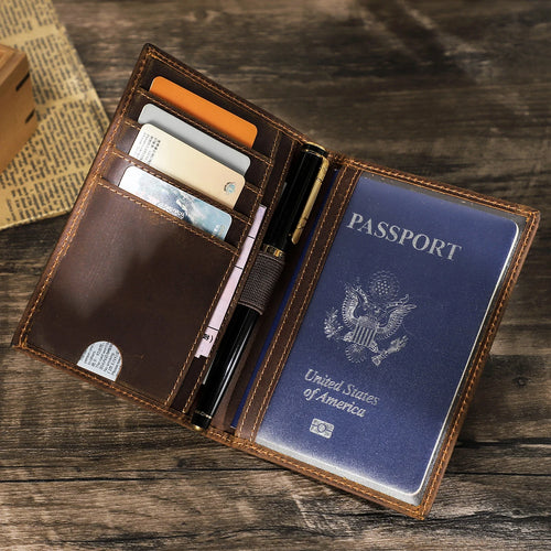 Passport wallet Leather